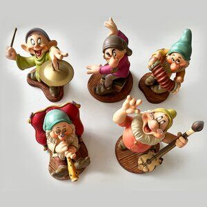 Walt Disney Classic Collection Snow White, FIVE Dwarfs, Witch and Queen